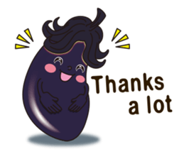 Smile sticker of vegetables sticker #12708039