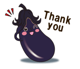 Smile sticker of vegetables sticker #12708040