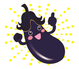 Smile sticker of vegetables sticker #12708043