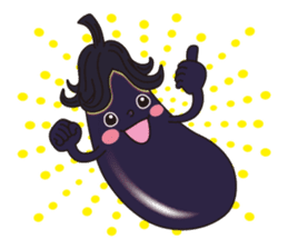 Smile sticker of vegetables sticker #12708043