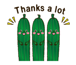 Smile sticker of vegetables sticker #12708047