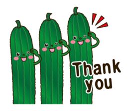 Smile sticker of vegetables sticker #12708048