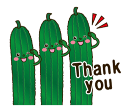 Smile sticker of vegetables sticker #12708048