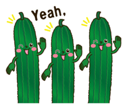 Smile sticker of vegetables sticker #12708050