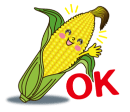 Smile sticker of vegetables sticker #12708060