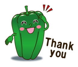 Smile sticker of vegetables sticker #12708064