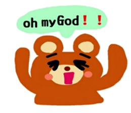 Daily life of cute animals sticker #12709285