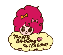 happy girl -luckpy chan- sticker #12710012