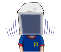 football sweetheart sticker #12710890