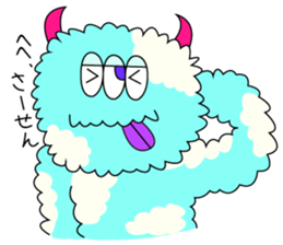 cotton candy Jr.'s sticker sticker #12710935