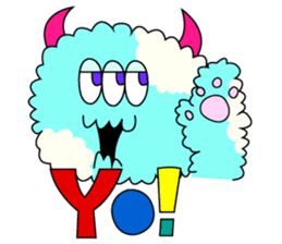 cotton candy Jr.'s sticker sticker #12710942