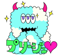 cotton candy Jr.'s sticker sticker #12710943