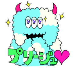 cotton candy Jr.'s sticker sticker #12710943