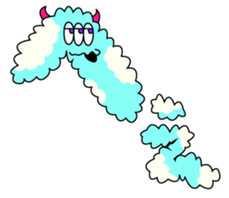 cotton candy Jr.'s sticker sticker #12710962