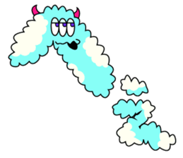cotton candy Jr.'s sticker sticker #12710962