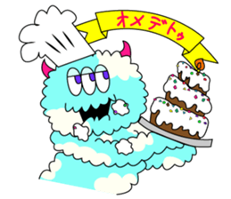 cotton candy Jr.'s sticker sticker #12710965