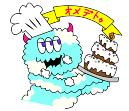 cotton candy Jr.'s sticker sticker #12710965