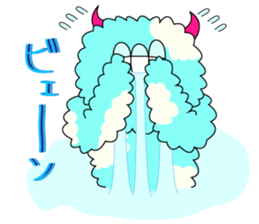 cotton candy Jr.'s sticker sticker #12710968