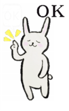 Poor Rabbit Need To Work sticker #12711036