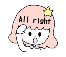 Woman of various facial expressions by teapot1 sticker #12711216