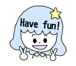 Woman of various facial expressions sticker #12711219