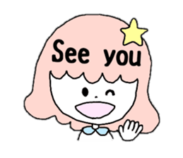 Woman of various facial expressions by teapot1 sticker #12711225