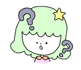 Woman of various facial expressions sticker #12711231