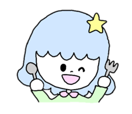 Woman of various facial expressions sticker #12711237