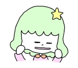 Woman of various facial expressions by teapot1 sticker #12711245