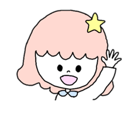 Woman of various facial expressions sticker #12711246