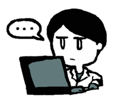 Simple everyday Sticker sticker #12711666