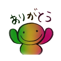 colorful human sticker