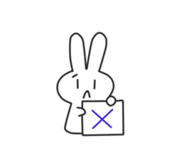 Siroiusagi-Sticker sticker #12712413