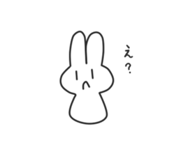 Siroiusagi-Sticker sticker #12712416