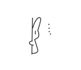 Siroiusagi-Sticker sticker #12712417