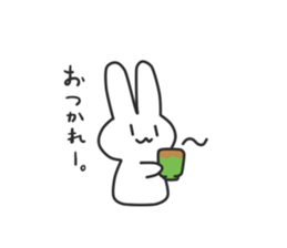 Siroiusagi-Sticker sticker #12712426