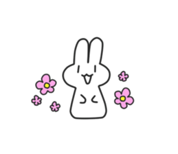 Siroiusagi-Sticker sticker #12712443