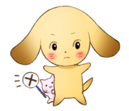 Good friend Sticker Dog and cat sticker #12712934