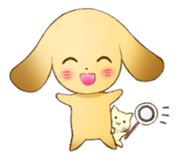 Good friend Sticker Dog and cat sticker #12712935