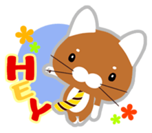 Cat a tie sticker #12712950