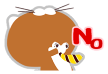 Cat a tie sticker #12712954