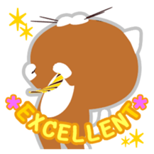 Cat a tie sticker #12712970