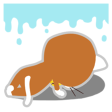 Cat a tie sticker #12712983