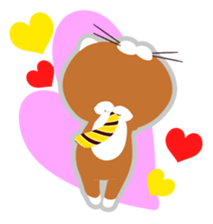 Cat a tie sticker #12712987