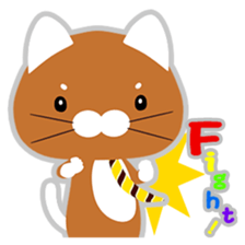 Cat a tie sticker #12712989