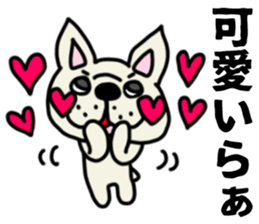 MIKAWABEN sticker French bulldog. sticker #12713397