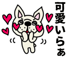 MIKAWABEN sticker French bulldog. sticker #12713397