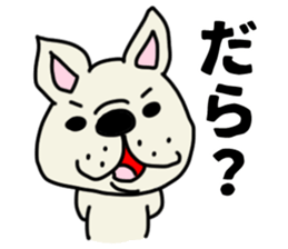 MIKAWABEN sticker French bulldog. sticker #12713404