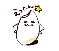 Sticker of Mr.Rice sticker #12713572