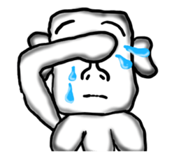 Annoying guy seems squid. sticker #12714555